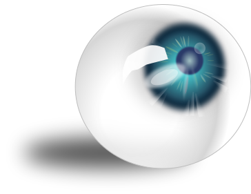 Free Colored Eyeball Clipart