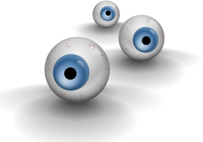 Free Colored Eyeball Clipart