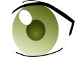 Free Colored Eyeball Clipart