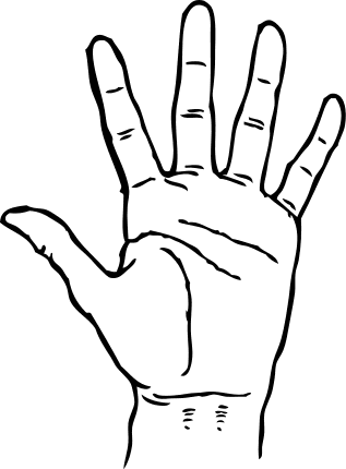 Free Hand Coloring page Clipart