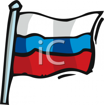 Russia Flag Clipart