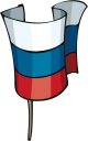 Russia Flag Clipart