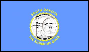 South Dakota Flag Clipart