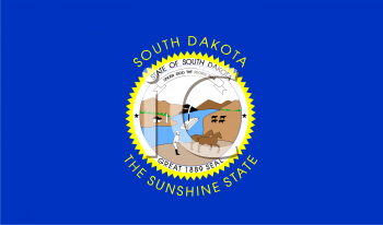 South Dakota Flag Clipart