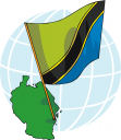 Tanzania Flag Clipart