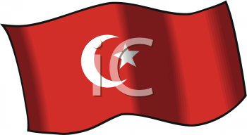 Turkey Flag Clipart
