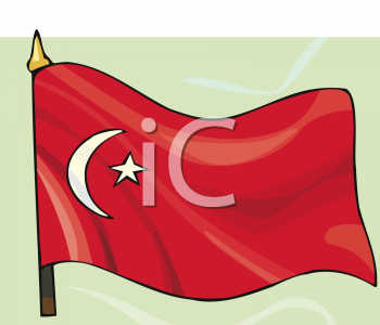 Turkey Flag Clipart
