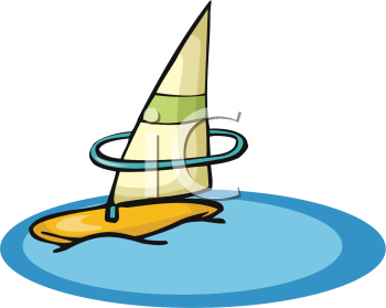 Windsurfing Clipart